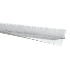 Nappe gauffrée blanche en papier 20 m