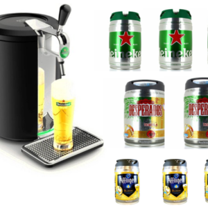 Location Tireuse à Bière pack 15 litres  avec 3 fut de 5 litres au choix