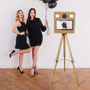 Location Photobooth Smart Couleur Bois