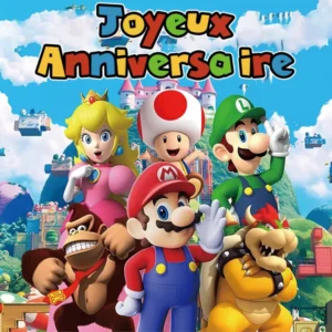 Location Support + Toile de Fond Géante Anniversaire 9