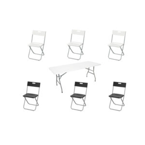 Location Table + 6 Chaises