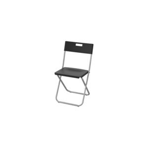Location chaise pliante noir