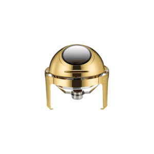 Location chafing dish rond couleur Or 6L