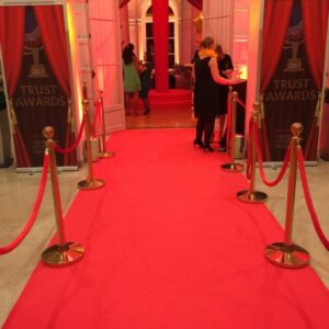Location Potelet de guidage Or luxe+ tapis