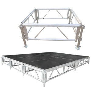 Podium modulable - Structure en acier galvanisé 5x4 m2 soit 20m2