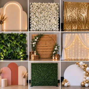 Backdrops et décors pour photobooth